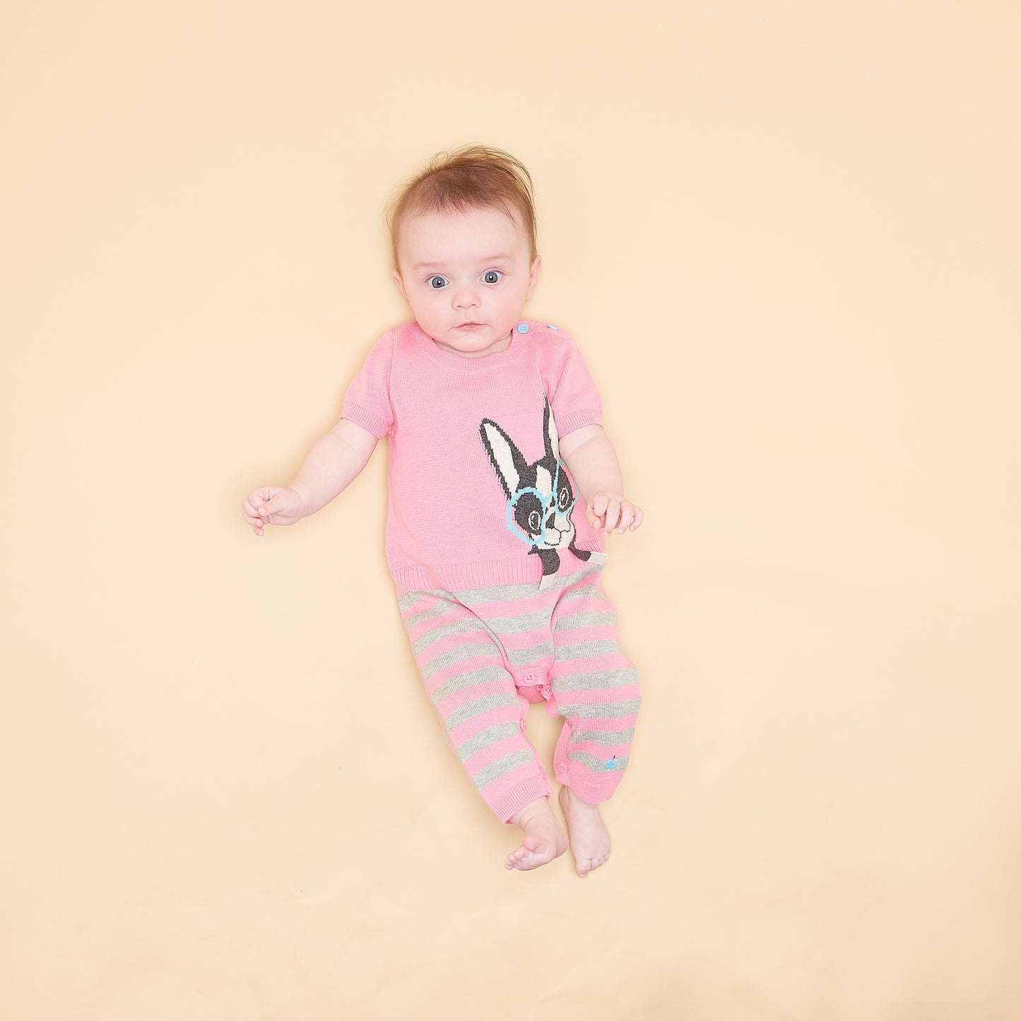 DAX - Baby - Playsuit - Pink