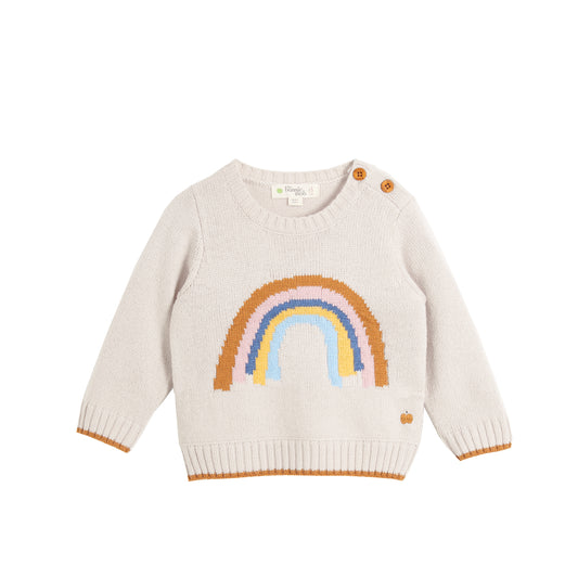 SWEATER - BABY - 2 COLOR (GREY/SAND) - HAPPY