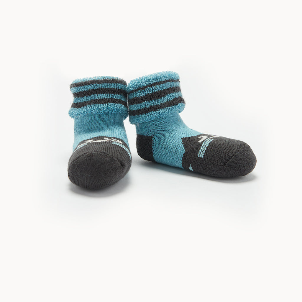 BOOTIE SOCKS - BABY - CAT - 2 COLOR (PINK/TEAL) - NELLY