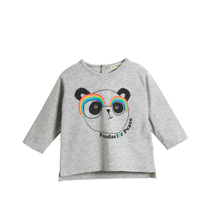 T-SHIRT - BABY - 2 COLOR (GREY/SAND) - PLEASE