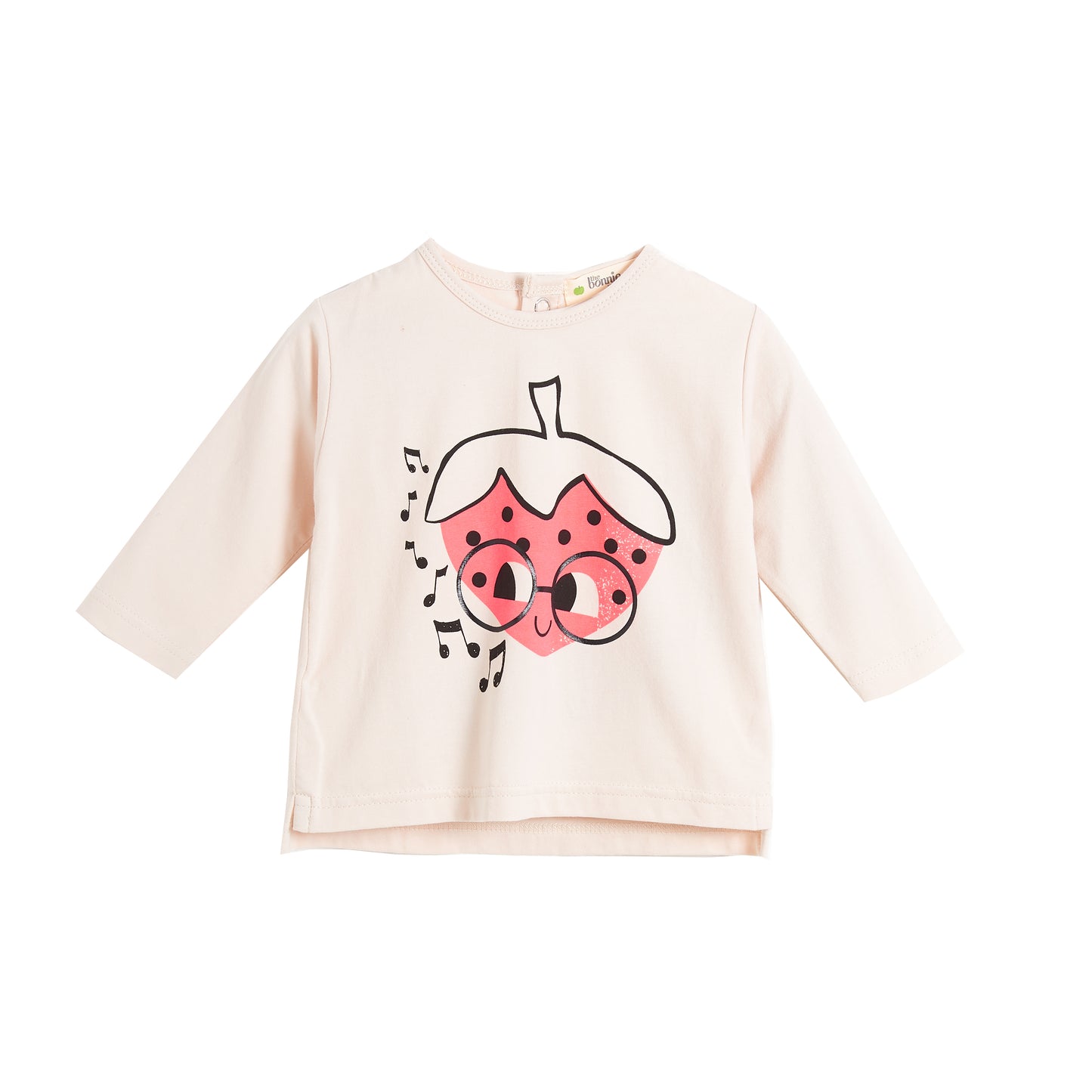 T-SHIRT - BABY - PLACED STRAWBERRY - STUDIO