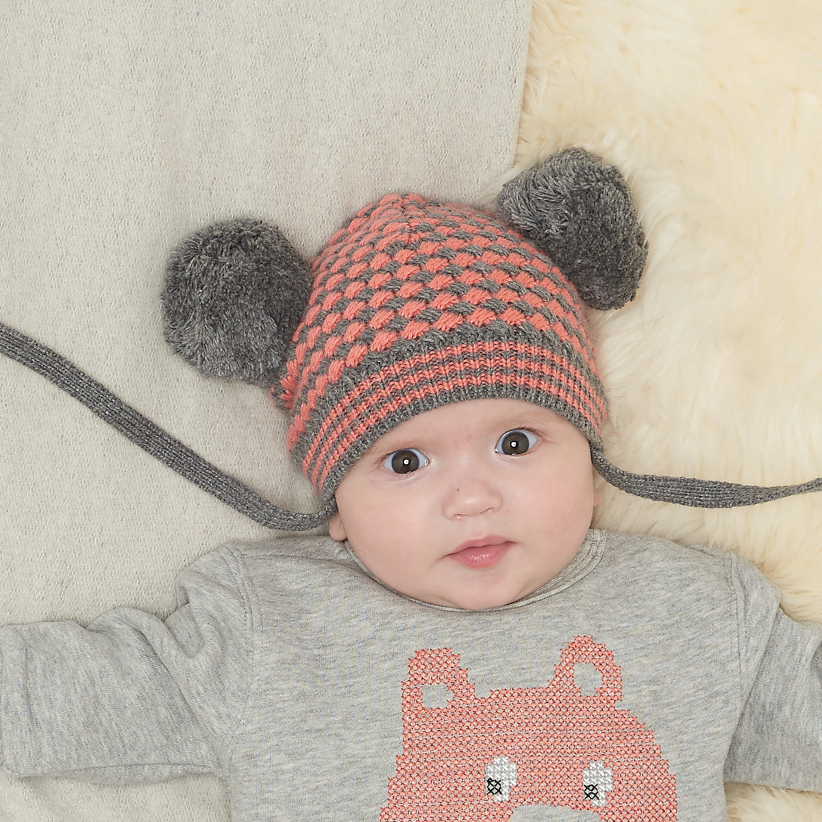 HAT - BABY - CORAL - TUNDRA