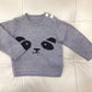 SWEATER - BABY - 3 COLOR (PINK/CHALK BLUE/GREY) - POE