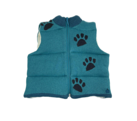 BBA15 013-BABY-GILET -TEAL
