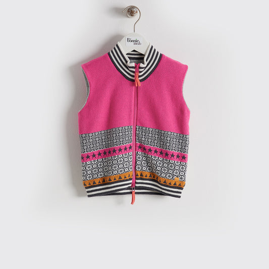 GILET - BABY - PINK - BBA16104