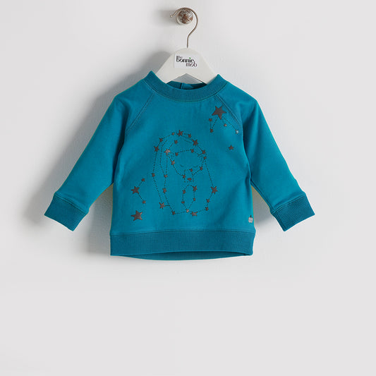 JUMPER - BABY - TEAL - BBA16179