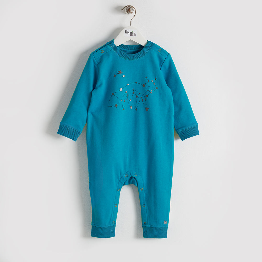 PLAYSUIT - BABY - TEAL - BBA16185