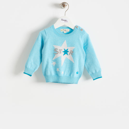SWEATER - BABY - PALE BLUE - COMET