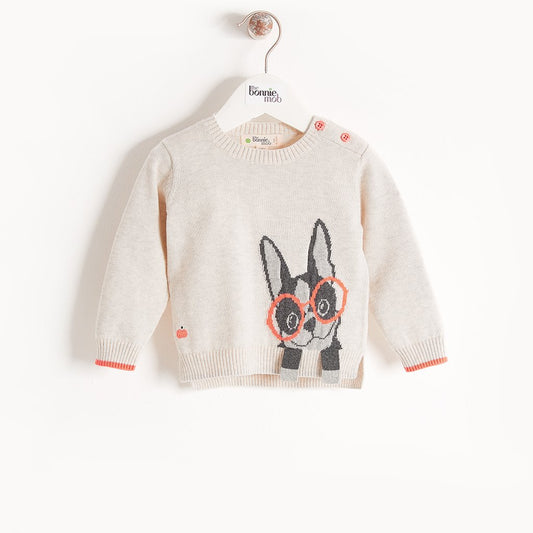 DANE - Baby - Sweater - PUTTY