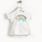 DEACON - Kimono Shape Baby T Shirt - Somewhere Over The Rainbow