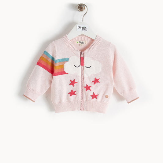 CARDIGAN - BABY - 3 COLOR (PALE PINK/PALE BLUE/GREY) - GOOFY
