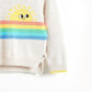 KLEE - Rainbow Sunshine Intarsia Baby Sweater - Putty
