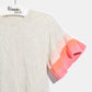 L-NISHA-Colourblock Ruffle Sleeve Top-Baby Girl-Blush