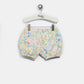 L-OLIVE-Rainbow Splat Print Ruffle Shorts-Baby-Splatter