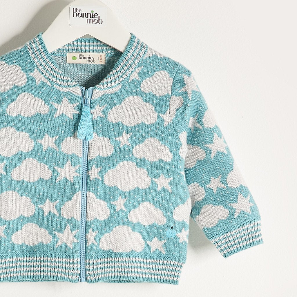 CARDIGAN - BABY - PALE BLUE - LOON