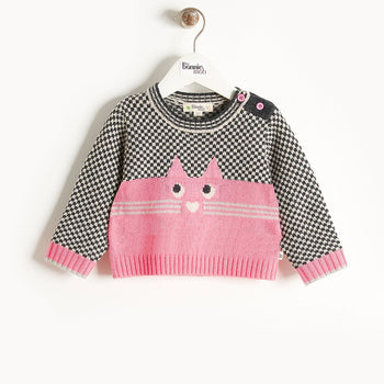 SWEATER - KIDS - 2 COLOR (TEAL/PINK) - MAYFIELD