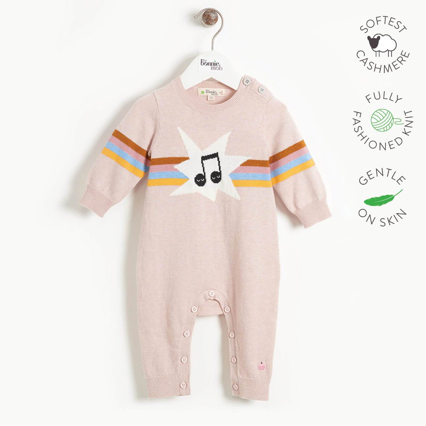 PLAYSUIT - BABY - PINK - MUSIC