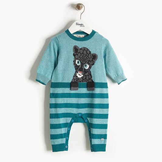 PLAYSUIT - BABY - 3 COLOR (TEAL/POWDER PINK/ GREY) - TOTO