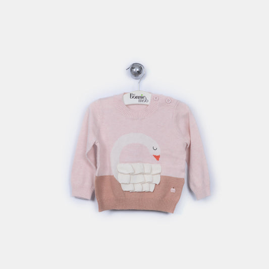 SWEATER - BABY - PINK CALICO - L-SERENA