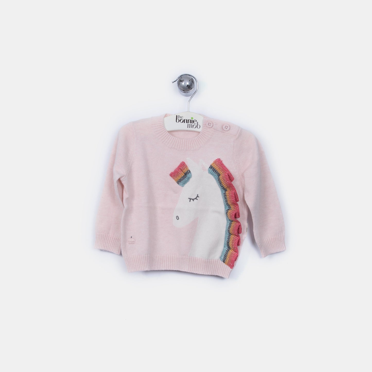 SWEATER - BABY - PINK CALICO -  L-UDELE